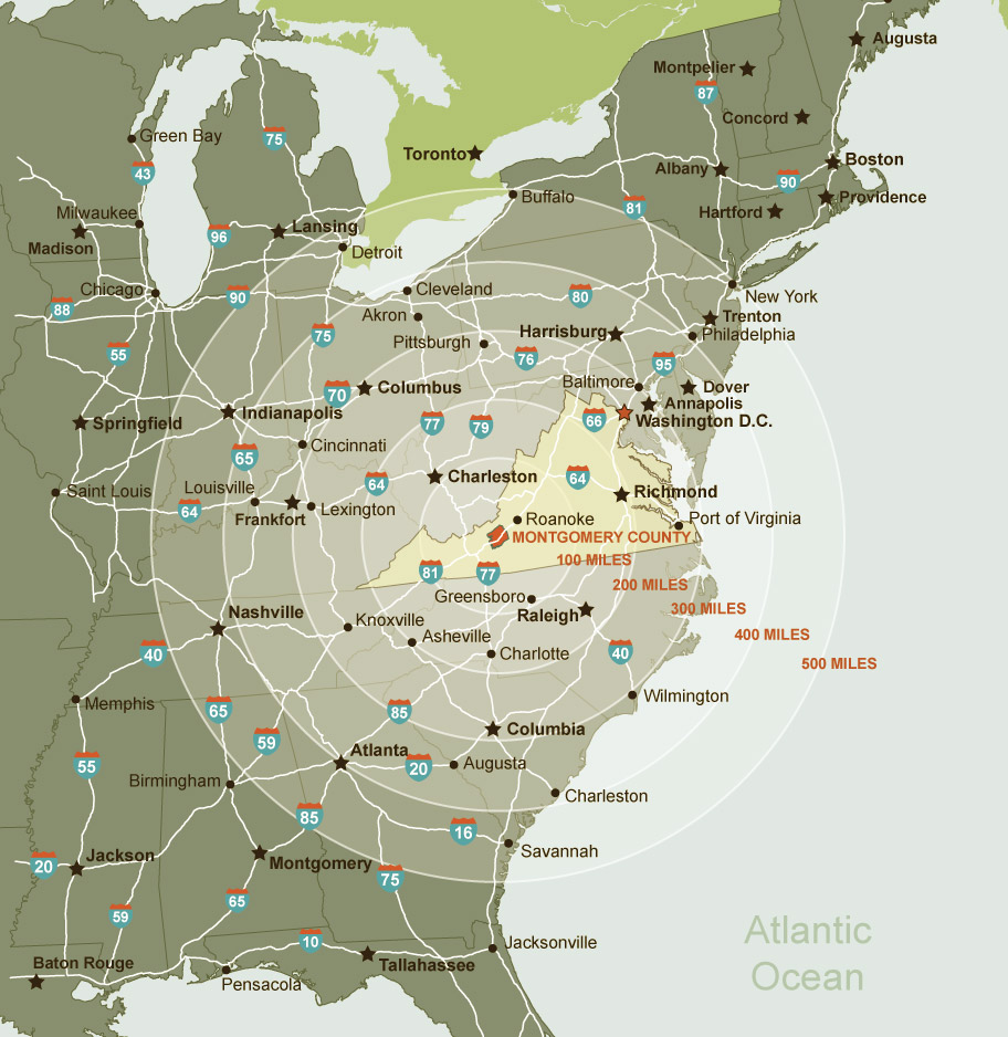 Map Of United States East Coast With Cities Allina Madeline Eastcostmap Jpg